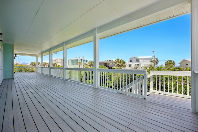 500 Seagate Ln, Saint Augustine, FL 32084 - deck with a residential view