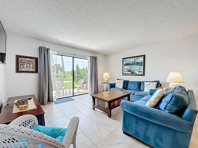 826 A1A Beach Blvd Unit 13, Saint Augustine, FL 32080 - living room with a textured ceiling