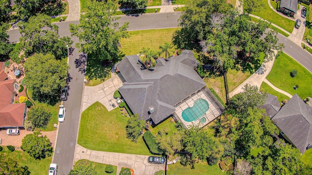 12232 Lashbrook Ct, Jacksonville, FL 32223 - drone / aerial view of a pool
