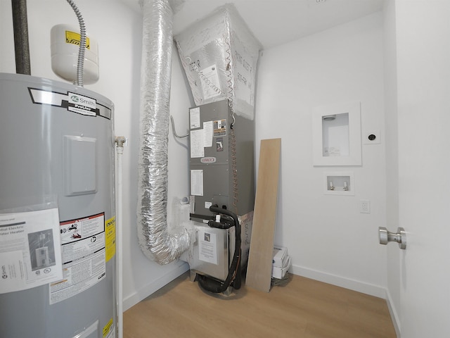 utilities featuring water heater