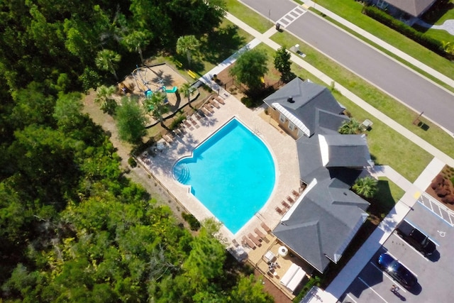 268 Sierras Loop, Saint Augustine, FL 32086 - drone / aerial view of a pool
