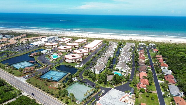 890 A1A Beach Blvd Unit 59, Saint Augustine, FL 32080 - drone / aerial view of waterfront with a beach