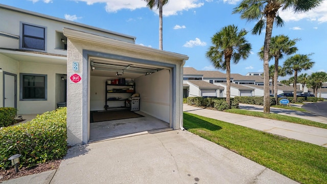 890 A1A Beach Blvd Unit 59, Saint Augustine, FL 32080 - garage with a residential view