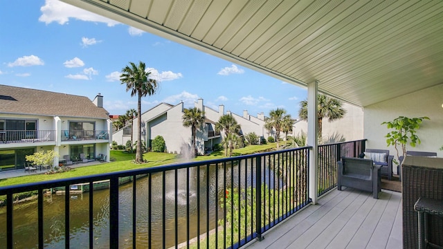 890 A1A Beach Blvd Unit 59, Saint Augustine, FL 32080 - balcony with a residential view and a water view