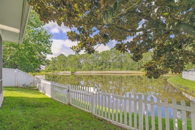 241 N Hidden Tree Dr, Saint Augustine, FL 32086 - fenced backyard with a water view