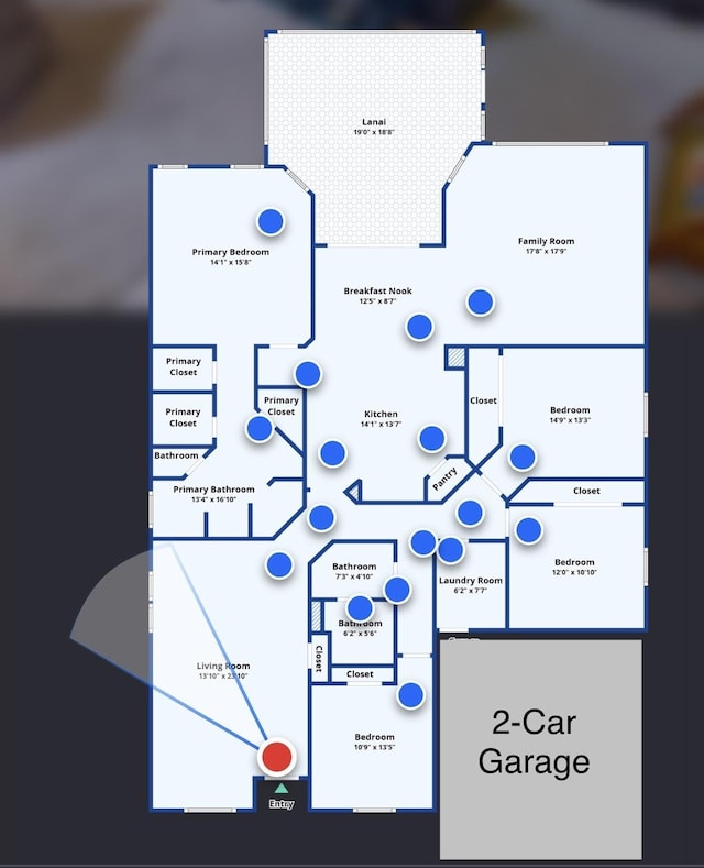 241 N Hidden Tree Dr, Saint Augustine, FL 32086 - view of home floor plan