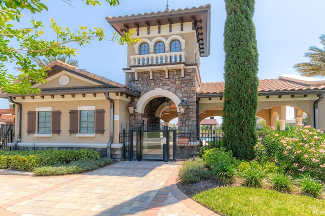 view of front of home