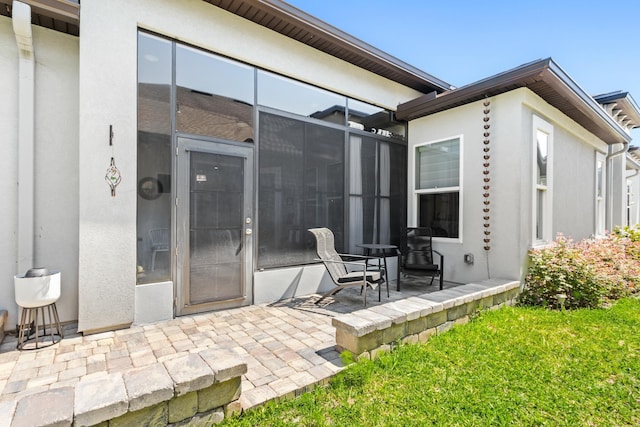 back of house featuring a patio