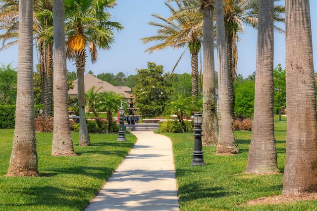 surrounding community featuring a yard