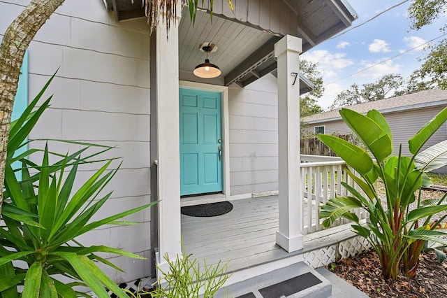 view of entrance to property