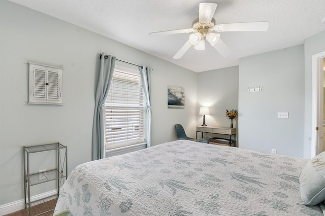 1125 S Marsh Wind Way, Ponte Vedra Beach, FL 32082 - bedroom featuring a ceiling fan and baseboards