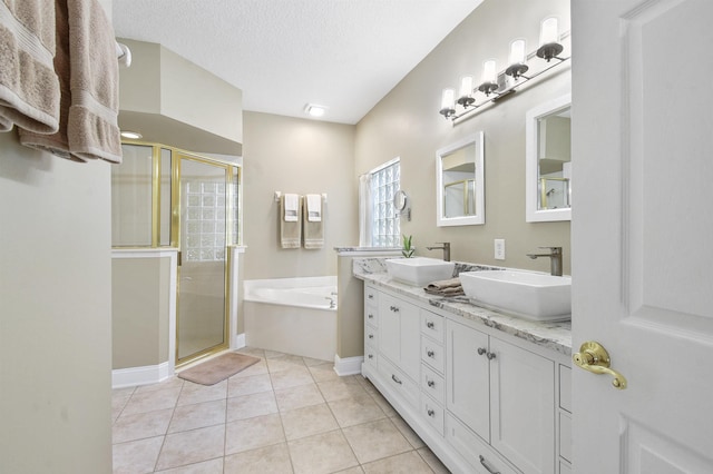 1125 S Marsh Wind Way, Ponte Vedra Beach, FL 32082 - bathroom with a sink, a shower stall, and a bath