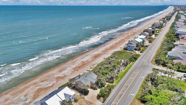 1125 S Marsh Wind Way, Ponte Vedra Beach, FL 32082 - drone / aerial view featuring a view of the beach, a residential view, and a water view