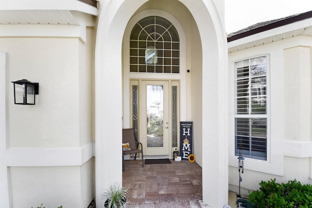 1125 S Marsh Wind Way, Ponte Vedra Beach, FL 32082 - entrance to property with stucco siding and covered porch