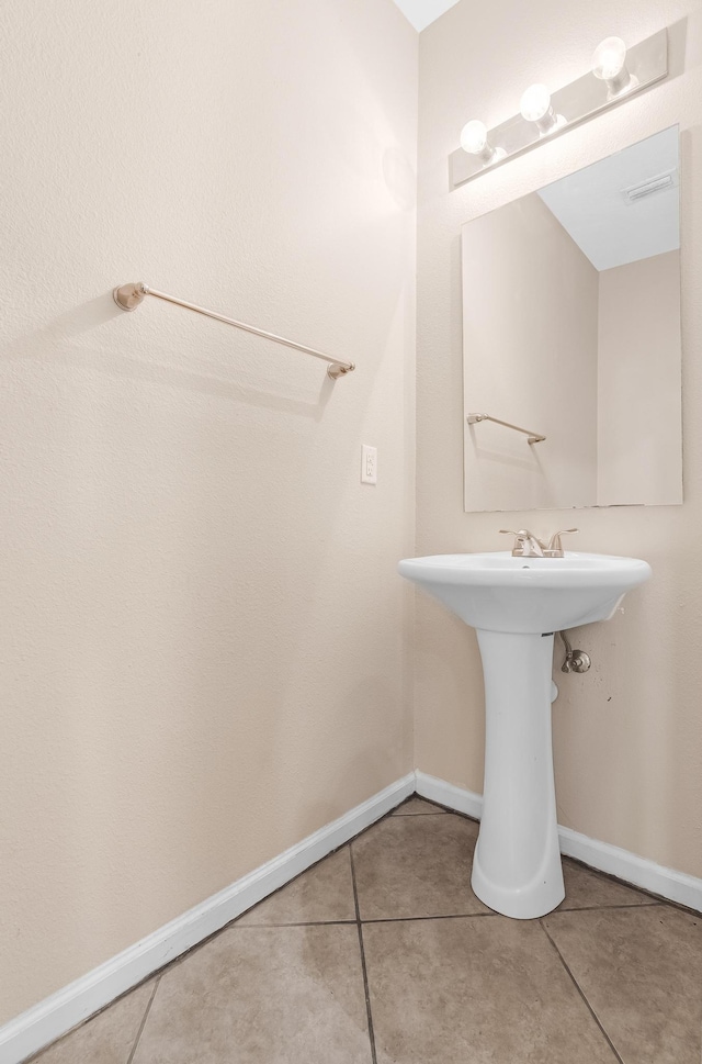 bathroom featuring tile patterned floors