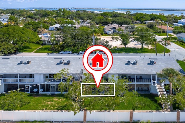317 Flagler Blvd Unit 3A, Saint Augustine, FL 32080 - drone / aerial view of a large body of water