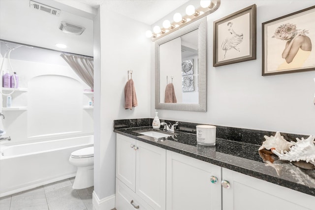 317 Flagler Blvd Unit 3A, Saint Augustine, FL 32080 - bathroom with vanity, washtub / shower combination, and tile patterned floors