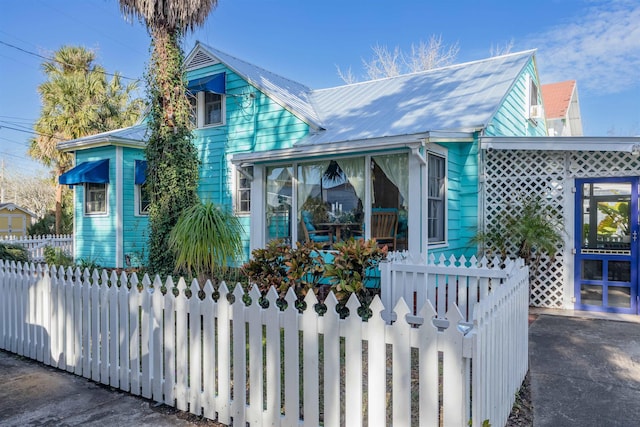 view of bungalow-style home