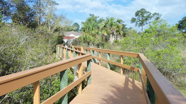 view of deck