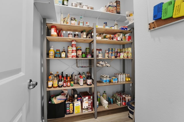 view of pantry