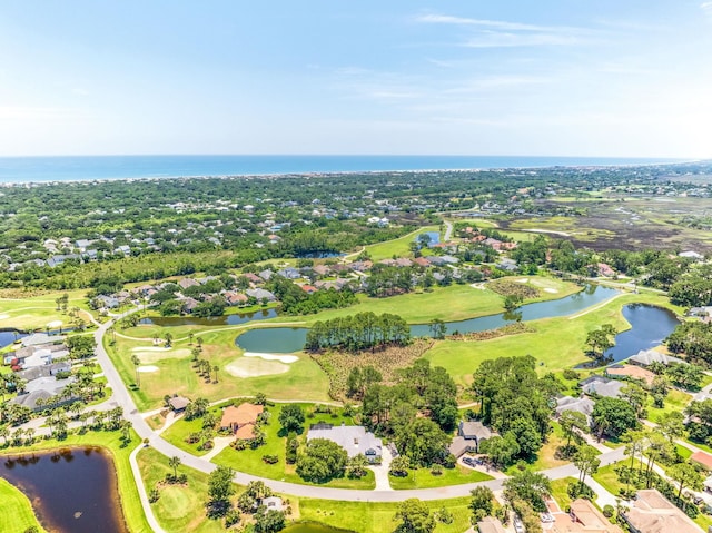 248 Marshside Dr, Saint Augustine, FL 32080 - aerial view of residential area featuring a large body of water and a golf course