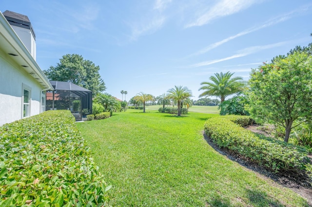 248 Marshside Dr, Saint Augustine, FL 32080 - view of green lawn with glass enclosure
