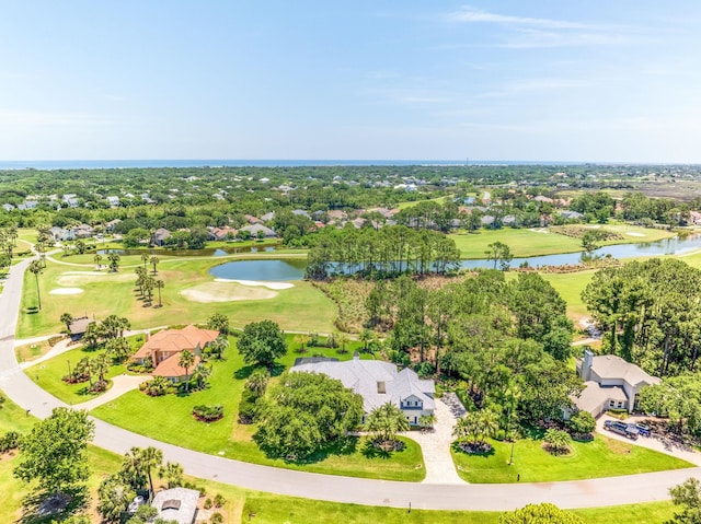 248 Marshside Dr, Saint Augustine, FL 32080 - aerial perspective of suburban area featuring a nearby body of water and a golf club