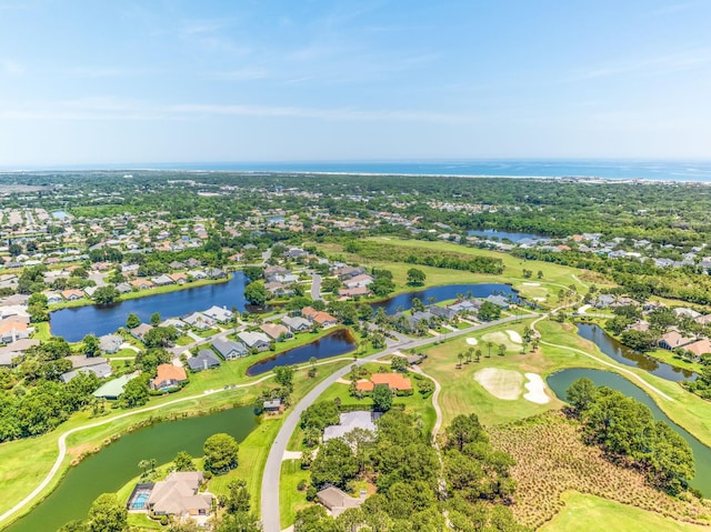 248 Marshside Dr, Saint Augustine, FL 32080 - aerial perspective of suburban area with a nearby body of water and a local golf course