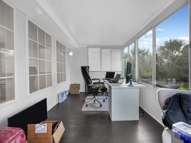 306 Marsh Point Cir, Saint Augustine, FL 32080 - office featuring dark wood-style flooring
