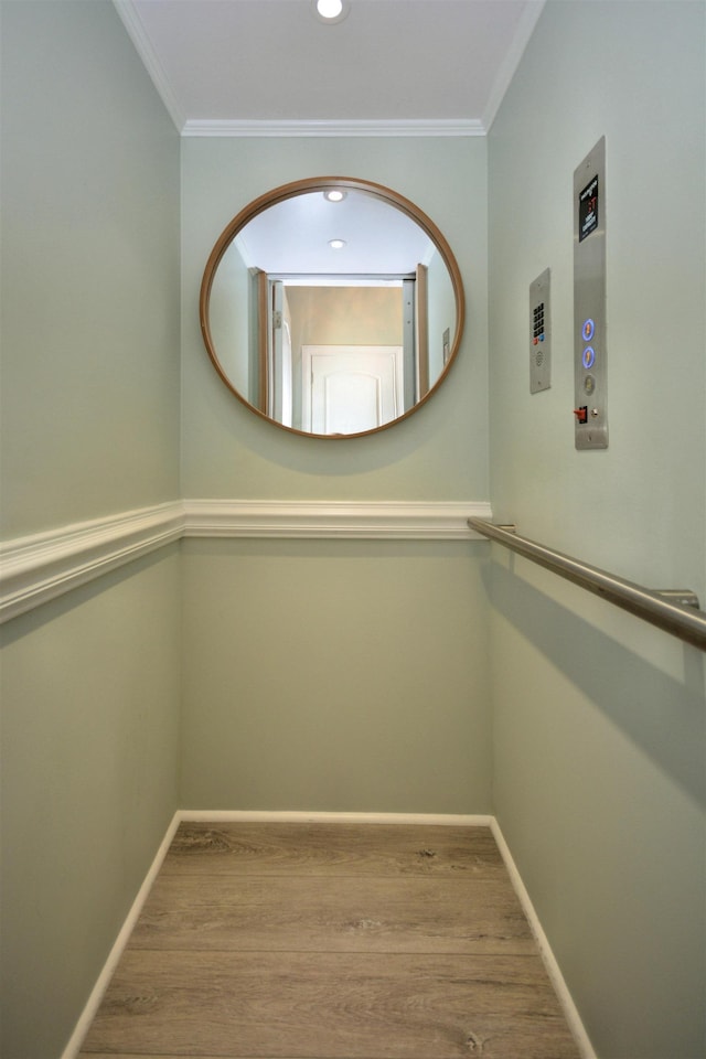 interior space featuring light hardwood / wood-style flooring