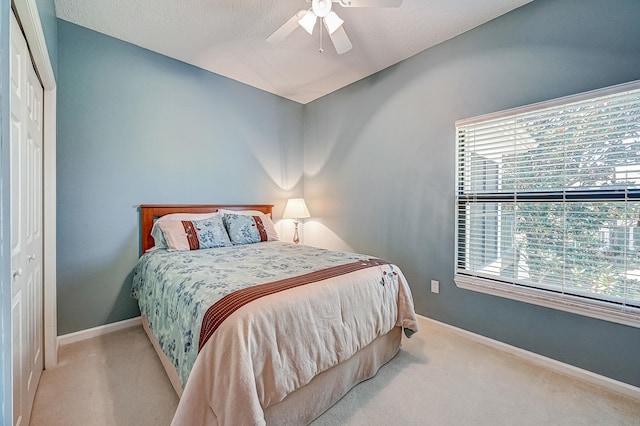 112 Laurel Wood Way Unit 202, Saint Augustine, FL 32086 - bedroom with carpet floors, multiple windows, and baseboards