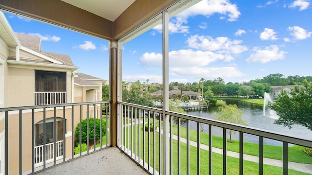 7990 Baymeadows Rd Unit 1114, Jacksonville, FL 32256 - balcony with a water view