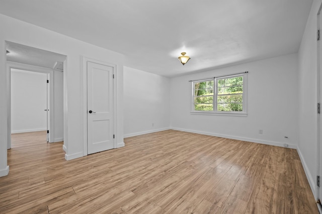 1617 Cleveland Ave, Palatka, FL 32177 - empty room with light wood-type flooring and baseboards