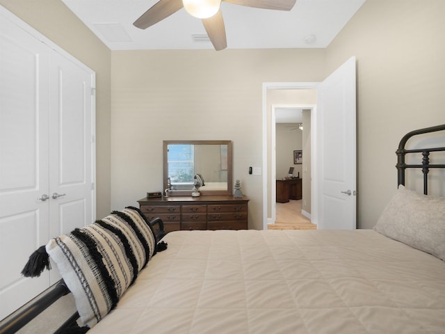 100 Coppinger Pl, Saint Johns, FL 32259 - bedroom with a ceiling fan