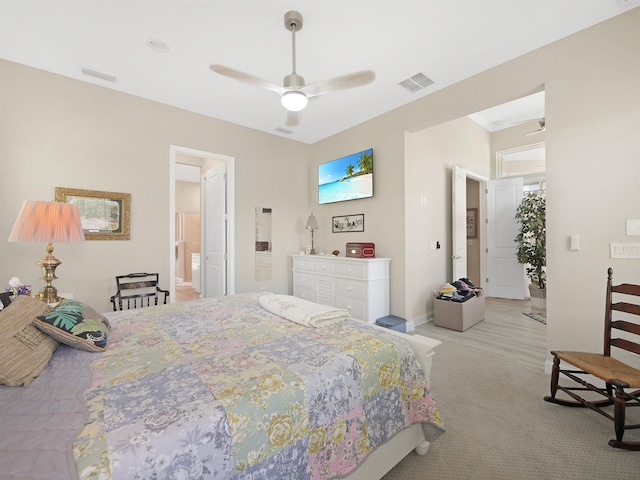 100 Coppinger Pl, Saint Johns, FL 32259 - carpeted bedroom featuring ceiling fan and baseboards