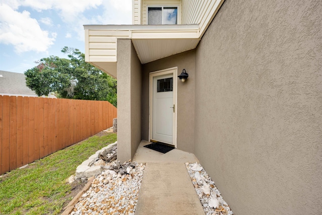 view of property entrance