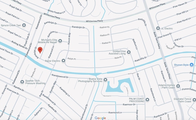 3 Ranshire Ln, Palm Coast, FL 32164 - map of property location