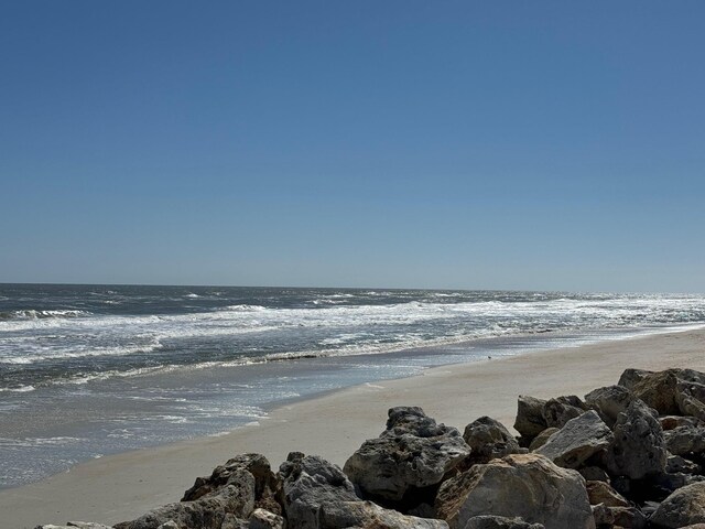 390 A1A Beach Blvd Unit 49, Saint Augustine Beach, FL 32080 - water view featuring nearby beach