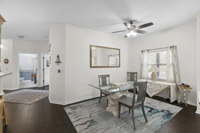 104 Laurel Wood Way Unit 202, Saint Augustine, FL 32086 - dining space featuring ceiling fan and wood-type flooring
