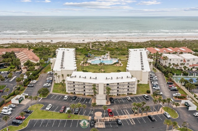 4670 A1A S Unit 1309, Saint Augustine, FL 32080 - birds eye view of property featuring a water view and a view of the beach