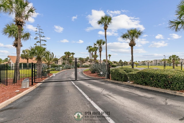 4670 A1A S Unit 1309, Saint Augustine, FL 32080 - view of street with a gated entry, a gate, and curbs