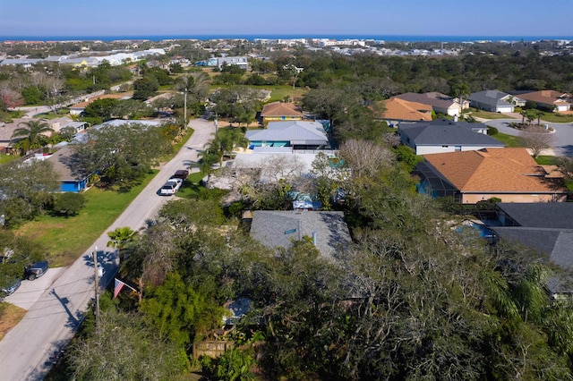 drone / aerial view featuring a residential view