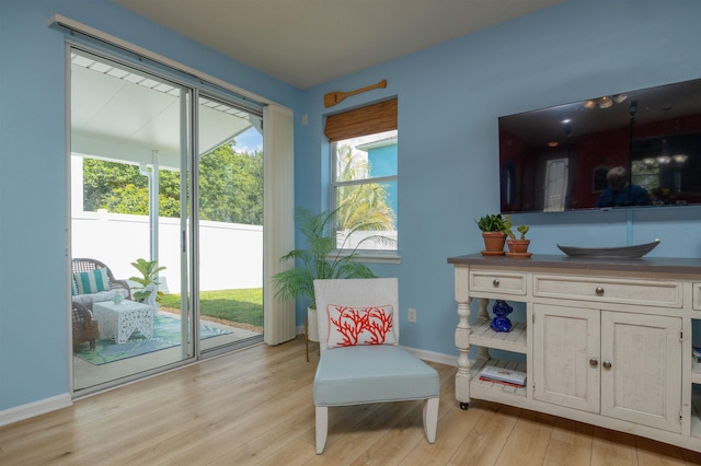 116 Serenity Bay Blvd, Saint Augustine, FL 32080 - sitting room featuring light wood-style flooring and baseboards
