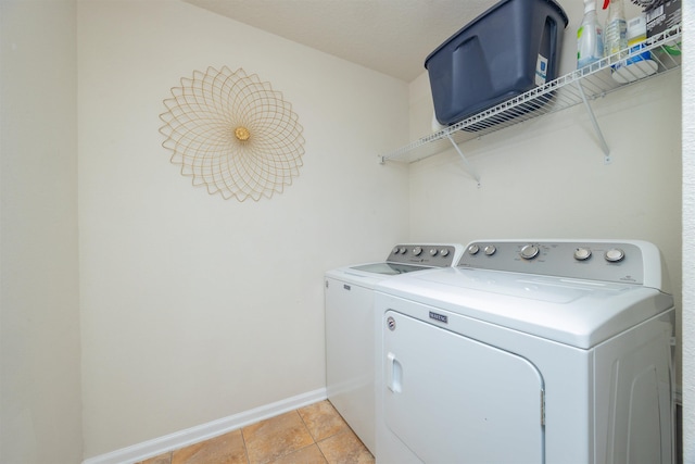 116 Serenity Bay Blvd, Saint Augustine, FL 32080 - laundry area featuring independent washer and dryer and baseboards