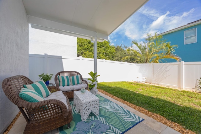 116 Serenity Bay Blvd, Saint Augustine, FL 32080 - fenced backyard featuring a patio area