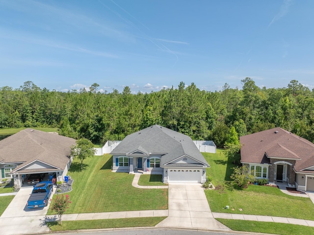 279 Spring Creek Way, Saint Augustine, FL 32095 - view from above of property with a forest