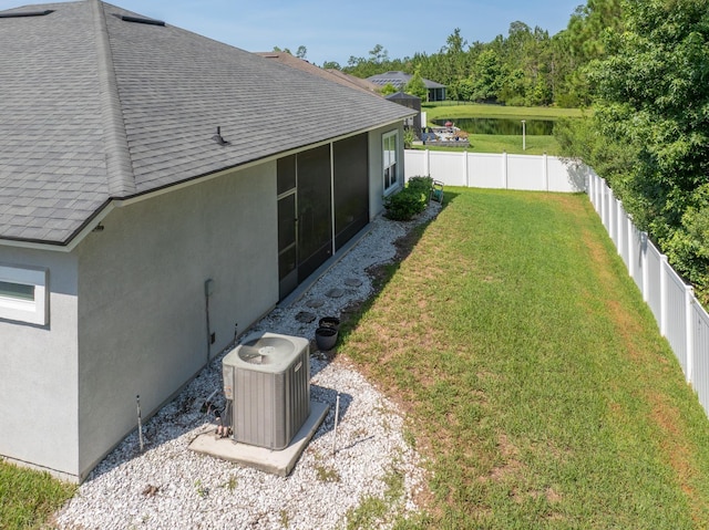 279 Spring Creek Way, Saint Augustine, FL 32095 - fenced backyard with a sunroom