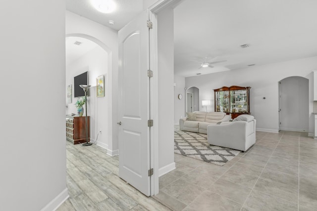 279 Spring Creek Way, Saint Augustine, FL 32095 - corridor with arched walkways