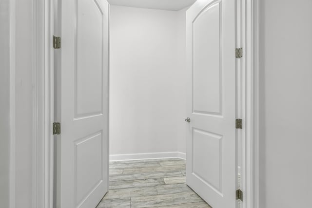 279 Spring Creek Way, Saint Augustine, FL 32095 - hallway featuring light wood finished floors and baseboards