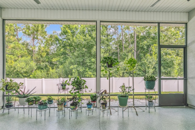 279 Spring Creek Way, Saint Augustine, FL 32095 - sunroom featuring view of wooded area